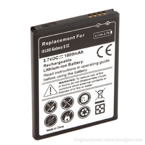 Mobile Phone Battery for Samsung Galaxy S2 SII S II I9100 i9100, Li-ion, for Internal Replacement